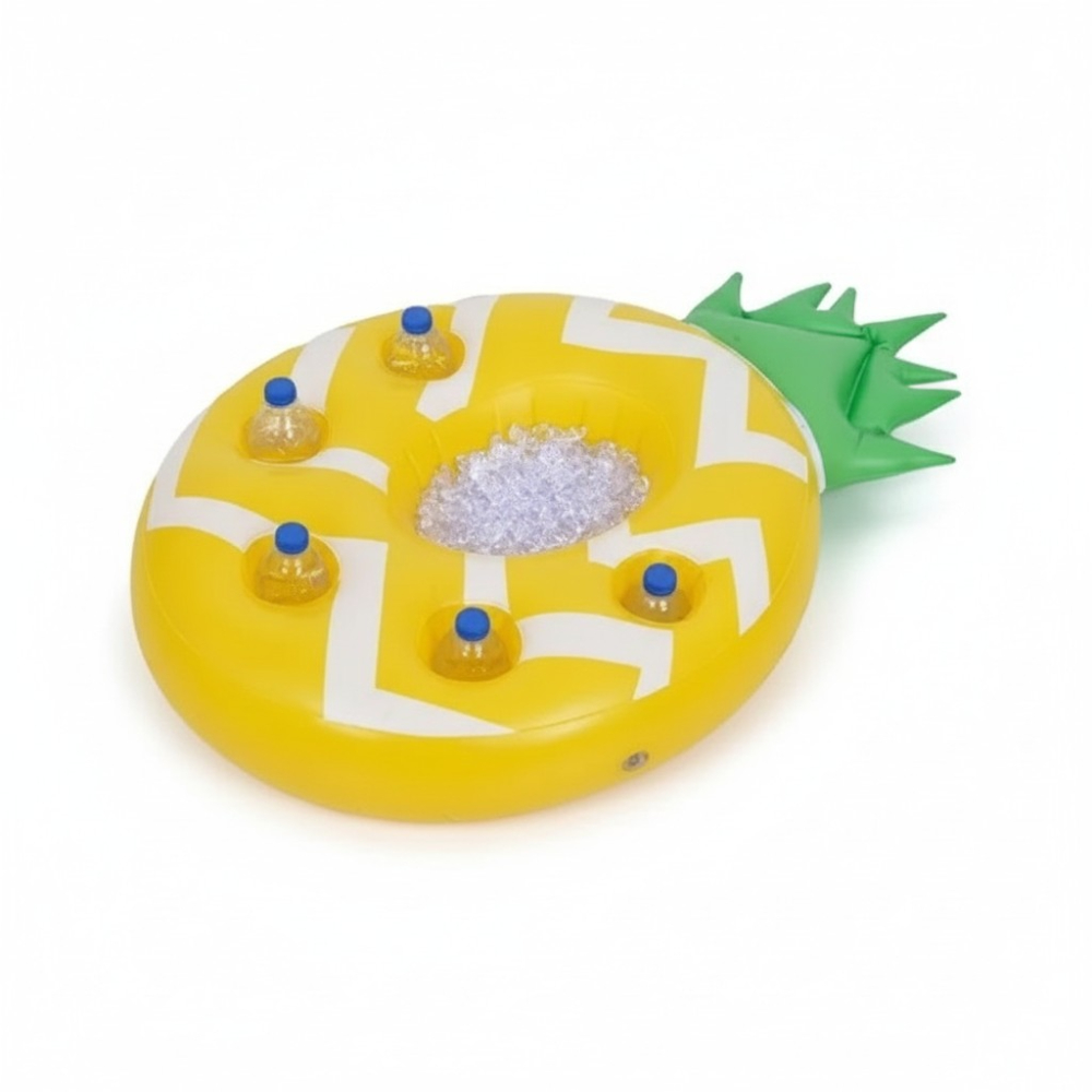 SUN CLUB Nadmuchiwany uchwyt na napoje „Ananas”