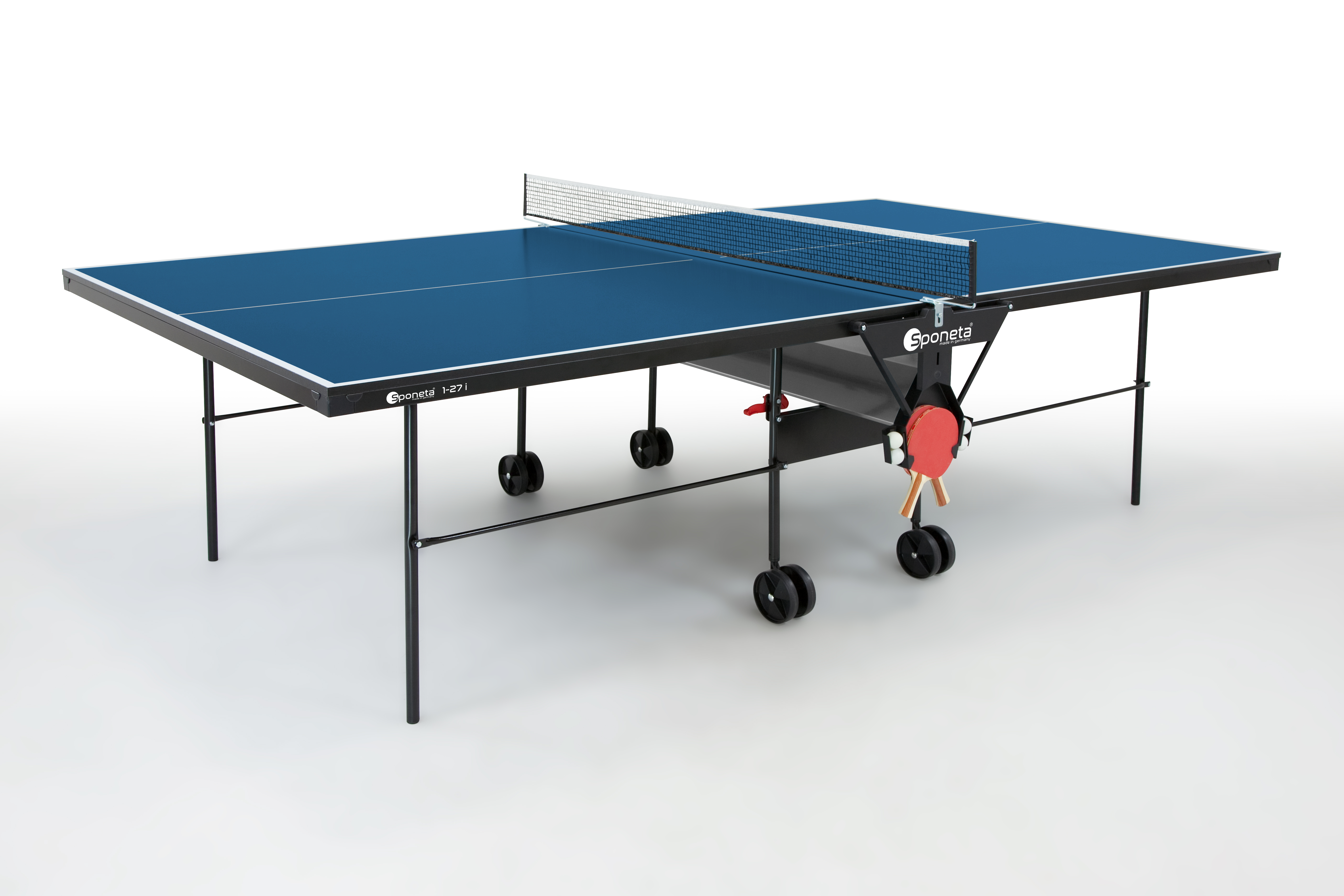 Wysokiej jakości stół do tenisa stołowego (ping-pong) z mechanizmem przesuwnym